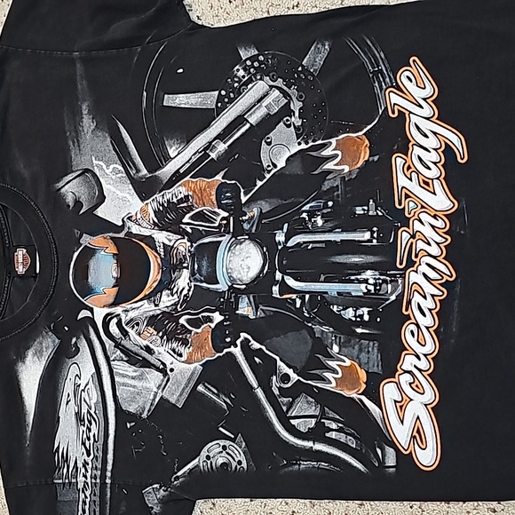 Harley Davidson All Over Print T-shirt - Picture 2 of 7